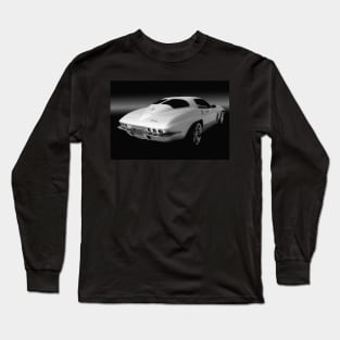 1963 Corvette Custom B/W Long Sleeve T-Shirt